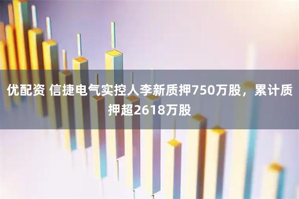 优配资 信捷电气实控人李新质押750万股，累计质押超2618万股