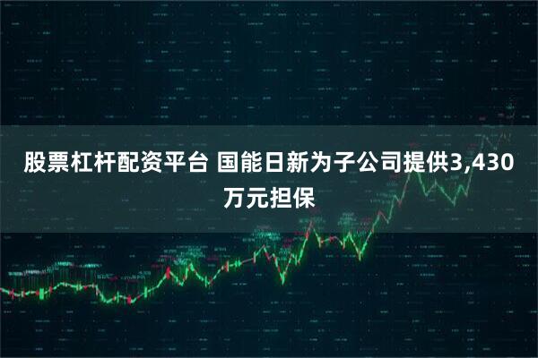 股票杠杆配资平台 国能日新为子公司提供3,430万元担保