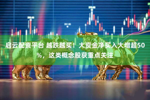 启云配资平台 越跌越买！大资金净买入大增超50%，这类概念股获重点关注