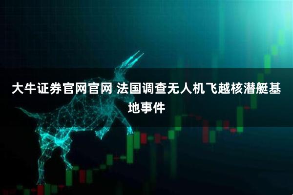 大牛证券官网官网 法国调查无人机飞越核潜艇基地事件