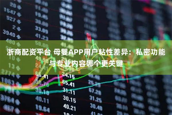 浙商配资平台 母婴APP用户粘性差异:私密功能与专业内容哪个更关键
